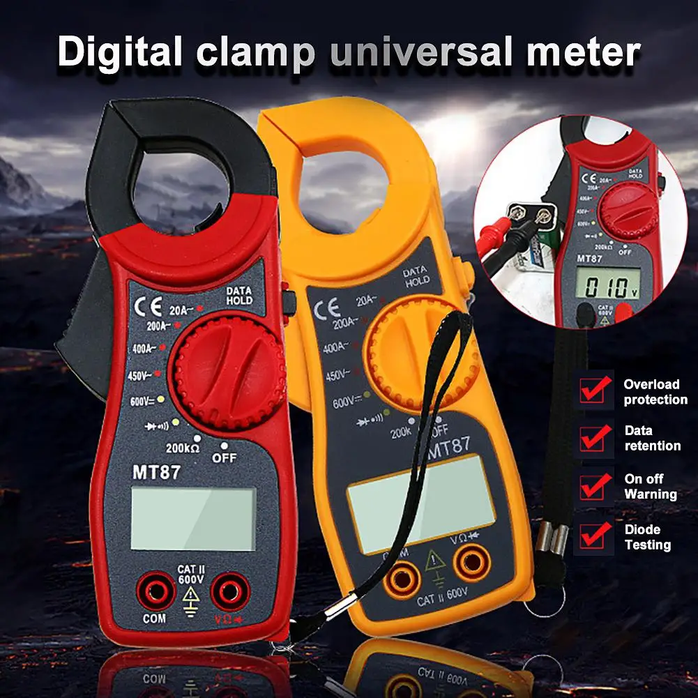 New Digital Clamp Multimeter AC DC Voltmeter Ammeter Ohmmeter Volt Tester LCD Meter
New Digital Clamp Multimeter AC DC Voltmeter Ammeter Ohmmeter Volt Tester LCD Meter