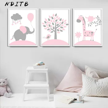 Baby Nursery Girl Wall Art Canvas Posters and Prints Pink Cartoon Painting Nordic Kids Decoration Picture Children Bedroom Decor
Baby Nursery Girl Wall Art Canvas Posters and Prints Pink Cartoon Painting Nordic Kids Decoration Picture Children Bedroom Decor
