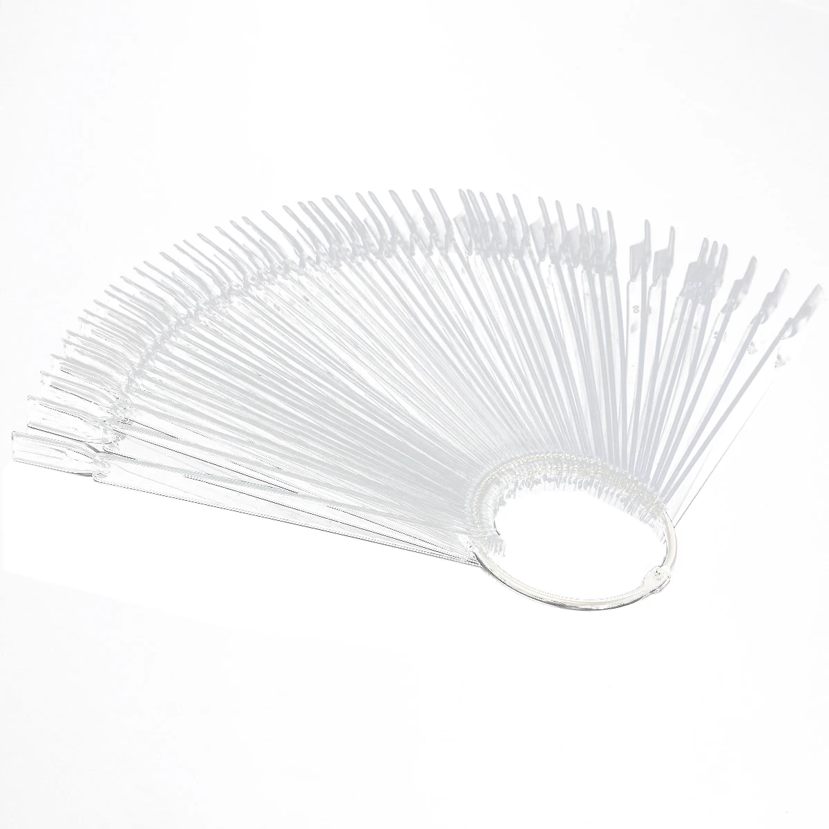 50 Pc Clear Transparent False Nail Art Polish Display Practice Fan Board Tool Kit
50 Pc Clear Transparent False Nail Art Polish Display Practice Fan Board Tool Kit
