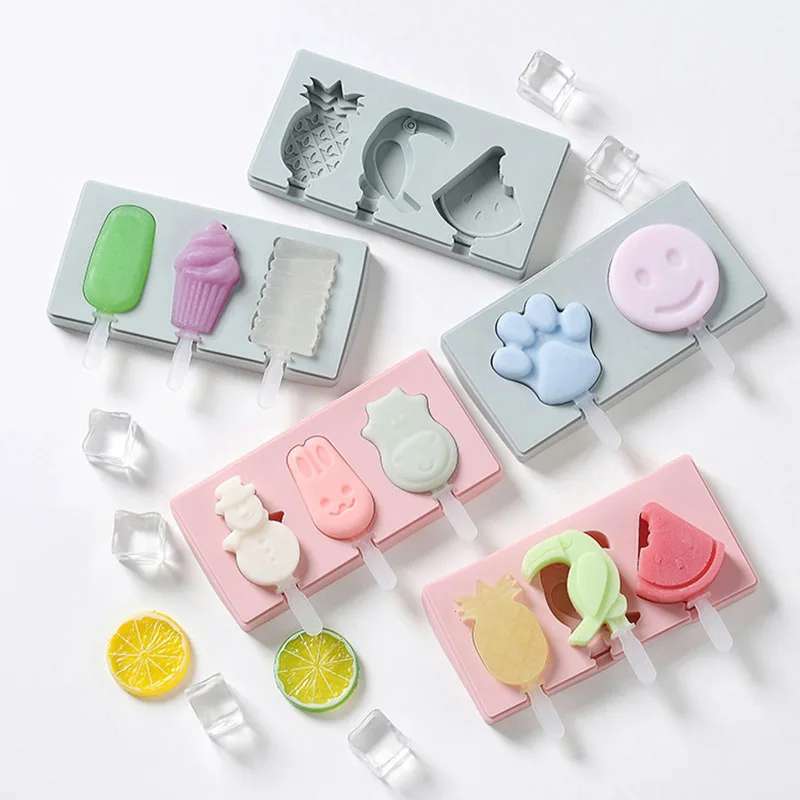 Cute Cartoon Animal Silicone Popsicle Mold With Lid Handmade Kids DIY Ice Cream Form With Popsicle Sticks Candy Bar Accesorios
Cute Cartoon Animal Silicone Popsicle Mold With Lid Handmade Kids DIY Ice Cream Form With Popsicle Sticks Candy Bar Accesorios