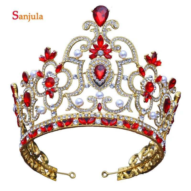 Hot Red Bride Headband Rhinestones Pearls Wedding Accessories Women's Crown Sliver Wedding Hair Decoration H110 
Hot Red Bride Headband Rhinestones Pearls Wedding Accessories Women's Crown Sliver Wedding Hair Decoration H110