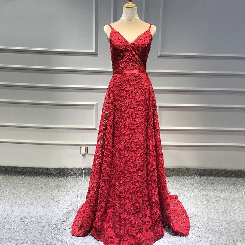 New Design Red Sleeveless Sexy Prom Dresses 2019 Handmade Flowers Pearls Evening Dress Graduation Party Gowns Abendkleid
New Design Red Sleeveless Sexy Prom Dresses 2019 Handmade Flowers Pearls Evening Dress Graduation Party Gowns Abendkleid