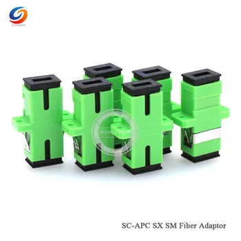 1000PCS/lot Promotion SC APC Adapter Connector Connector Simplex Single mode Plastic SM Fiber Optic Adapter 0.2dB
1000PCS/lot Promotion SC APC Adapter Connector Connector Simplex Single mode Plastic SM Fiber Optic Adapter 0.2dB