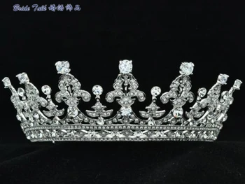 High Quality Wedding Bridal Jewelry Silver Flower Tiara Crown Headbands W/ Clear Crystals 05365R
High Quality Wedding Bridal Jewelry Silver Flower Tiara Crown Headbands W/ Clear Crystals 05365R
