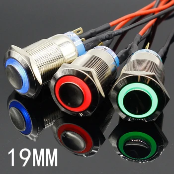 19mm Waterproof Momentary Latching Stainless Steel Metal Doorbell Bell Horn Push Button Switch LED Car Auto Engine PC
19mm Waterproof Momentary Latching Stainless Steel Metal Doorbell Bell Horn Push Button Switch LED Car Auto Engine PC