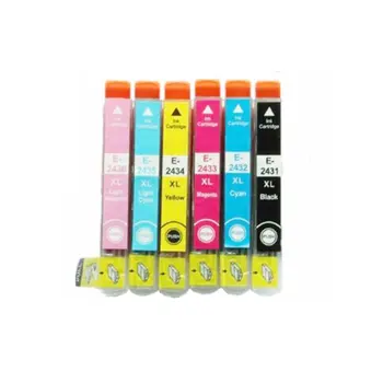 UP 6PCS 24xl T2431XL T2431 Ink Cartridge compatible for Epson XP-750 XP-760 XP-850 XP-860 XP-950 XP-55 XP-960 with one time chip
UP 6PCS 24xl T2431XL T2431 Ink Cartridge compatible for Epson XP-750 XP-760 XP-850 XP-860 XP-950 XP-55 XP-960 with one time chip