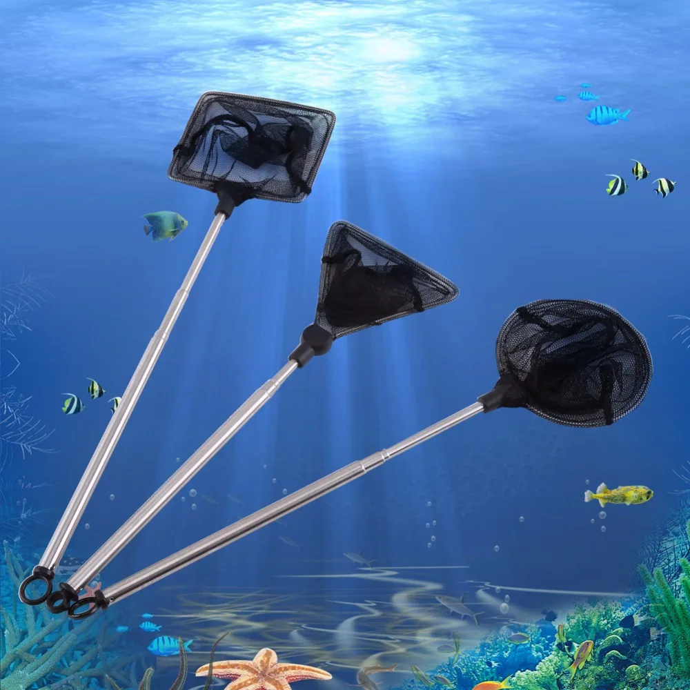 Fish Tank Aquarium Accessories Net Mini Adjustable Telescopic Fishes Shrimps Landing Net Stainless Steel 16-44cm Cleaning Tools
Fish Tank Aquarium Accessories Net Mini Adjustable Telescopic Fishes Shrimps Landing Net Stainless Steel 16-44cm Cleaning Tools