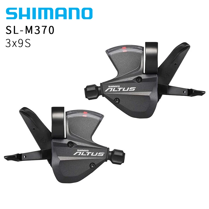 SHIMANO ALTUS SL-M370 / SL-M2000 9 Speed Shifter Definite Trigger 3X9 w / Internal Cable
SHIMANO ALTUS SL-M370 / SL-M2000 9 Speed Shifter Definite Trigger 3X9 w / Internal Cable