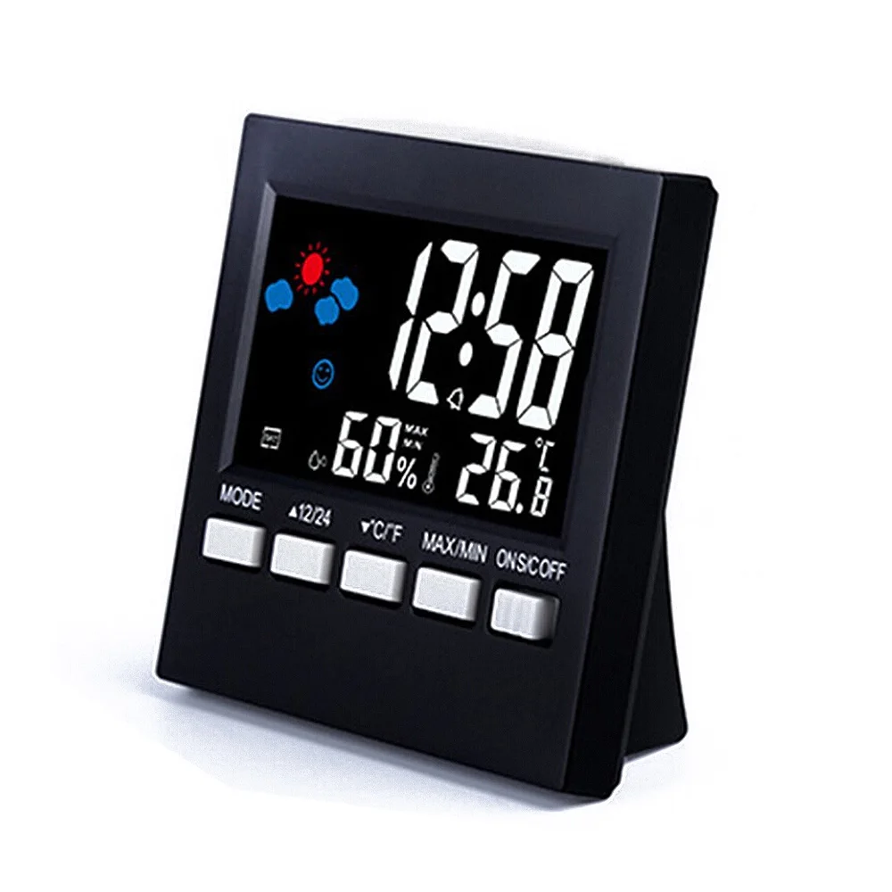 Clock Calendar Voice Control LCD Screen Thermometer Clocks Indoor Humidity Monitor Electronic Digital Display Temperature Alarm
Clock Calendar Voice Control LCD Screen Thermometer Clocks Indoor Humidity Monitor Electronic Digital Display Temperature Alarm