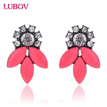 Hot 2018 Acrylic Crystal Opal Stone Piercing Earrings Sparkling Rhinestone Stud Earrings Trendy Women Jewelry for Wedding Party
Hot 2018 Acrylic Crystal Opal Stone Piercing Earrings Sparkling Rhinestone Stud Earrings Trendy Women Jewelry for Wedding Party