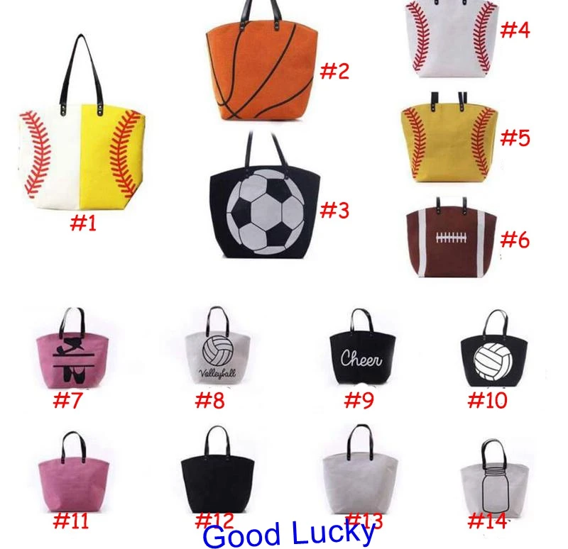 10pcs/lot High Quality Wholesale Personalised Stocked Printed Polyester Big Baseball Tote Bag Monogram Sport Tote Bag
10pcs/lot High Quality Wholesale Personalised Stocked Printed Polyester Big Baseball Tote Bag Monogram Sport Tote Bag