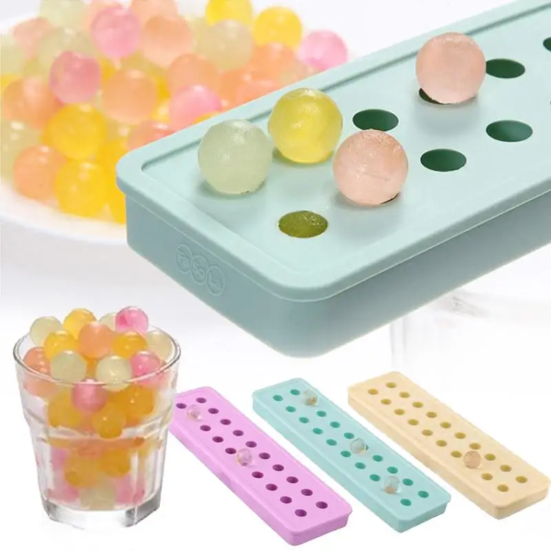 Hot 20 Hole Ice Ball Mold DIY Silicone Ice Cube Tary Balls Mould Round Sphere Maker Wine Whiskey Vodka Juice Cooling Bar Tool
Hot 20 Hole Ice Ball Mold DIY Silicone Ice Cube Tary Balls Mould Round Sphere Maker Wine Whiskey Vodka Juice Cooling Bar Tool