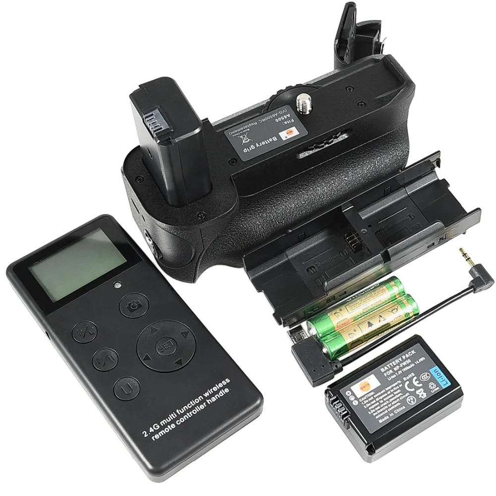 DSTE VG-A6500 Remote Control Battery Grip with NP-FW50 and 2PCS AA Battery for Sony A6500 Camera
DSTE VG-A6500 Remote Control Battery Grip with NP-FW50 and 2PCS AA Battery for Sony A6500 Camera