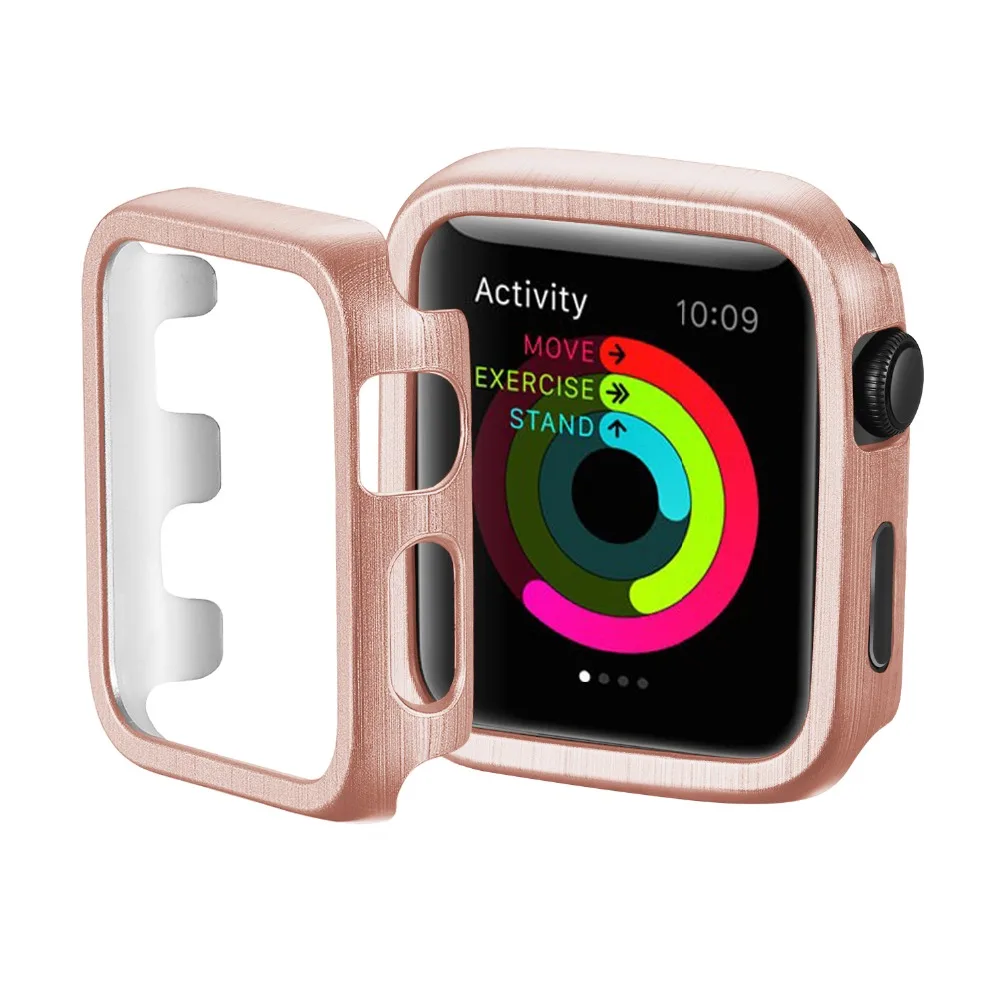 Wire Drawing Texture Case Cover for iWatch Series 3 2 1, Hard PC Frame Cover Scratch Resistant Shockproof Case PC Case 38/42mm
Wire Drawing Texture Case Cover for iWatch Series 3 2 1, Hard PC Frame Cover Scratch Resistant Shockproof Case PC Case 38/42mm
