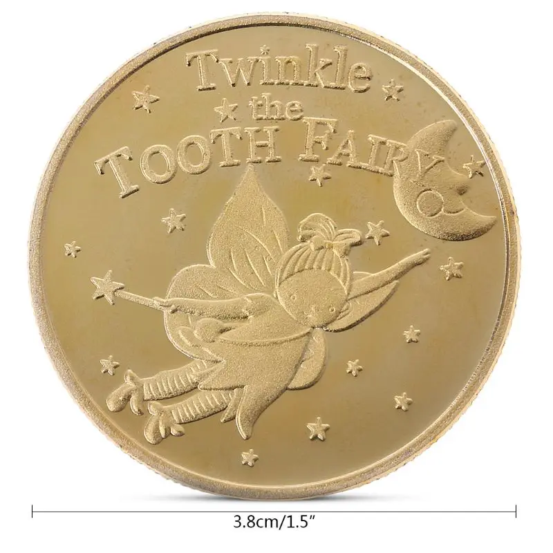 OOTDTY 1PCS Tooth Fairy Commemorative Coin Collection Gift Souvenir For Chlidren Gift
OOTDTY 1PCS Tooth Fairy Commemorative Coin Collection Gift Souvenir For Chlidren Gift