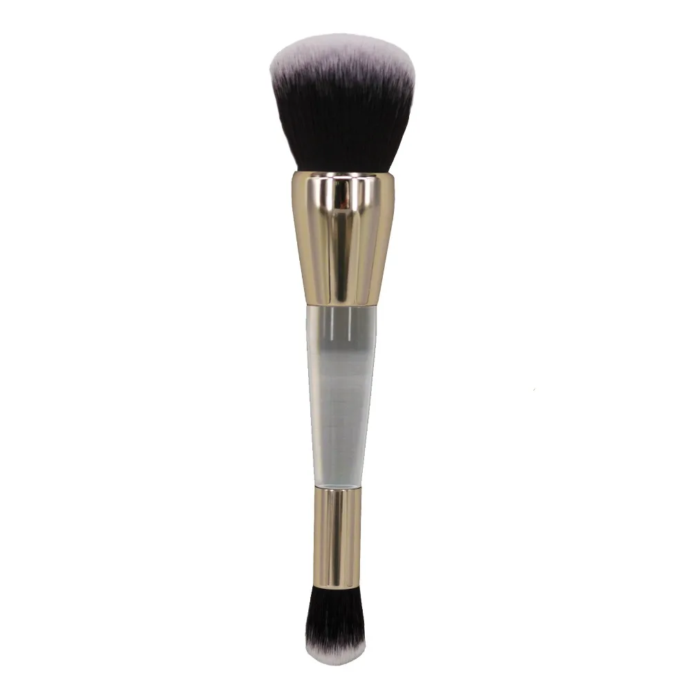 

Pro Face Makeup Brush Dual-ended Powder Foundation Blush Concealer Cream Complexion Perfection Brush Wet/Dry Beauty Tool