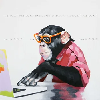 Pure Gorilla watercolor painting Artist Abstract Animal Cow handpainted Oil Painting Pop Art Painting For Living Room Decoration
Pure Gorilla watercolor painting Artist Abstract Animal Cow handpainted Oil Painting Pop Art Painting For Living Room Decoration