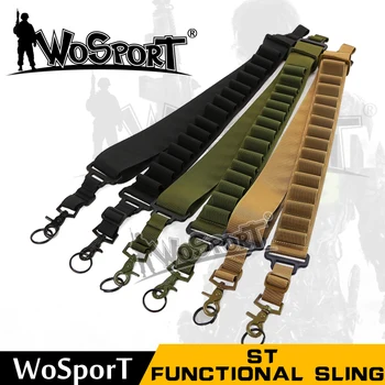 WoSporT Tactical Functional Sling CS Safety Nylon Webbing Steel Mental Buckle Outdoor Military Sling with Bullet Clip SL-13
WoSporT Tactical Functional Sling CS Safety Nylon Webbing Steel Mental Buckle Outdoor Military Sling with Bullet Clip SL-13