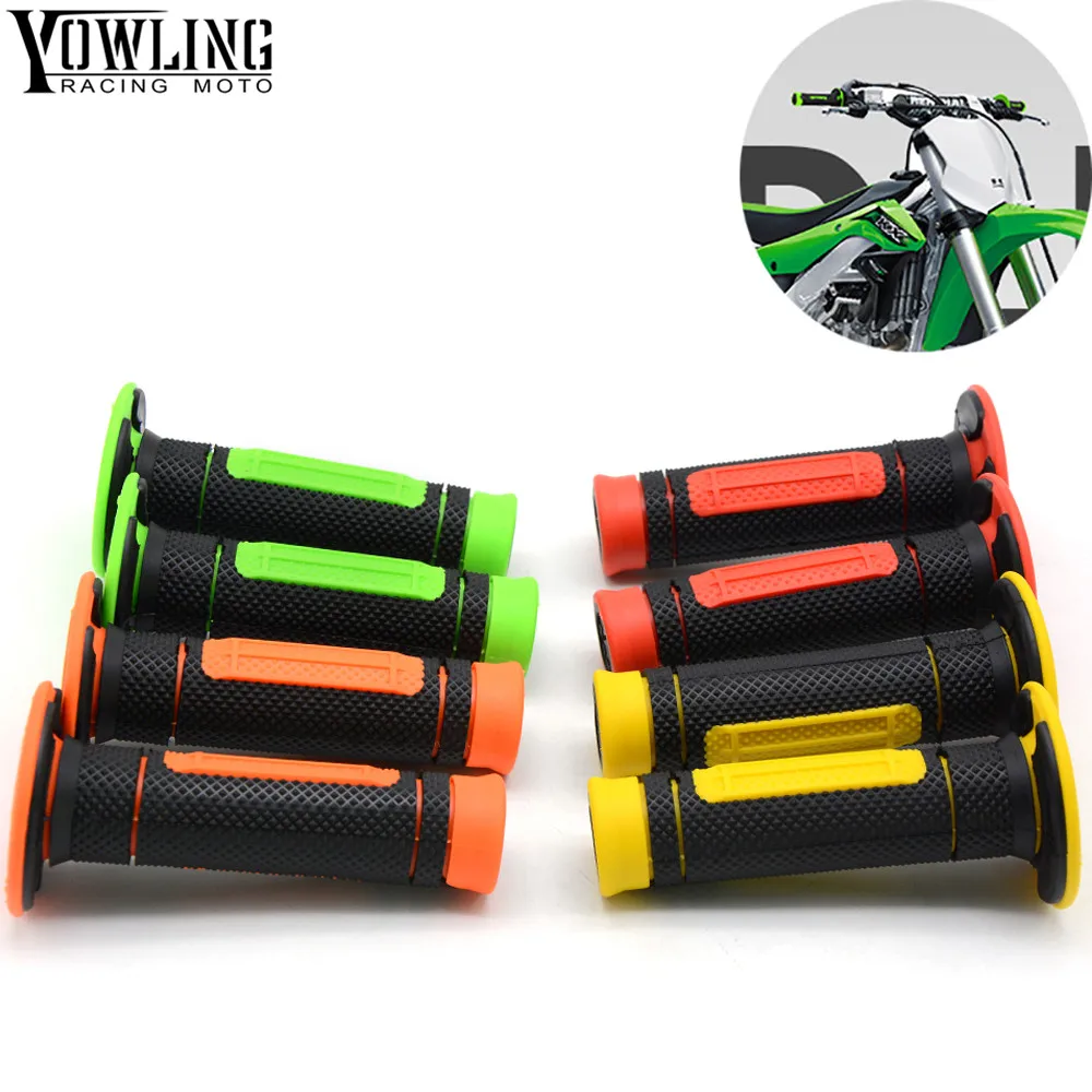 Motorcycle Dirt Bike Rubber Brake Hand grips For Kawasaki KDX125SR KDX200 KDX220 KDX250SR KFX450R have Kawasaki Logo
Motorcycle Dirt Bike Rubber Brake Hand grips For Kawasaki KDX125SR KDX200 KDX220 KDX250SR KFX450R have Kawasaki Logo