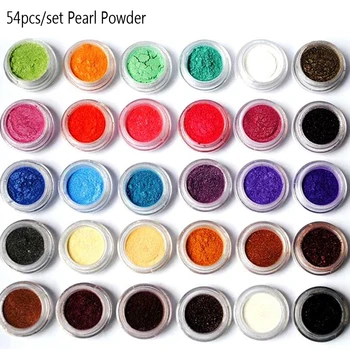 Mica powder pigments, 10 ml jar or set of 54 colors, natural pearlescent mica powders, dye for nail cosmetic soap making makeup
Mica powder pigments, 10 ml jar or set of 54 colors, natural pearlescent mica powders, dye for nail cosmetic soap making makeup