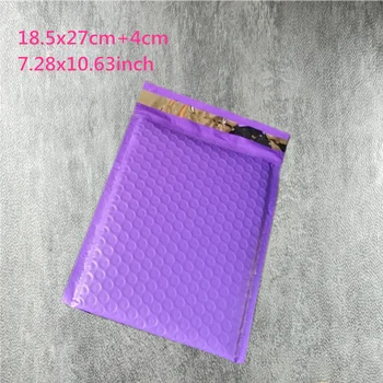 18.5*27cm(7.28*10.63inch) 20pcs/lot Usable space Purple Poly bubble Mailer envelopes padded Mailing Bag Self Sealing
18.5*27cm(7.28*10.63inch) 20pcs/lot Usable space Purple Poly bubble Mailer envelopes padded Mailing Bag Self Sealing