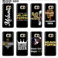 Меланина попсовое queen чехол для телефона чехол для samsung Galaxy S6 S7 край S8 S9 S10 рlus lite афро для девочек черного цвета Magic Мягкий ТПУ чехол с мультипл...(China)