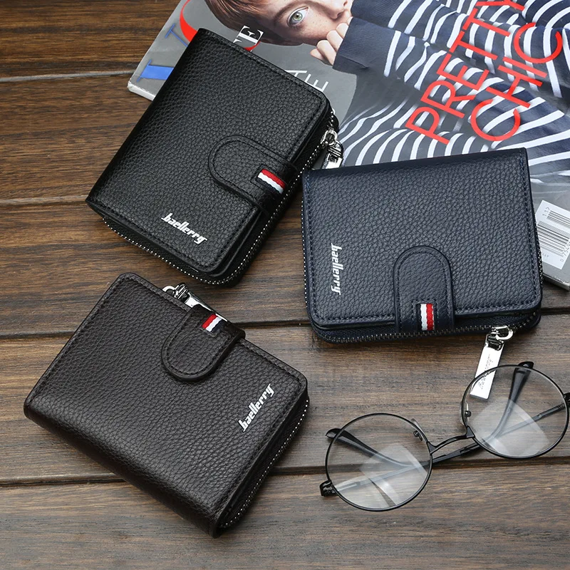 Designer Man Wallet Zipper Leather with Coin Pocket Brand Short Men Wallets Fashion Zipper Purse Credit Card Holder cuzdan
Designer Man Wallet Zipper Leather with Coin Pocket Brand Short Men Wallets Fashion Zipper Purse Credit Card Holder cuzdan