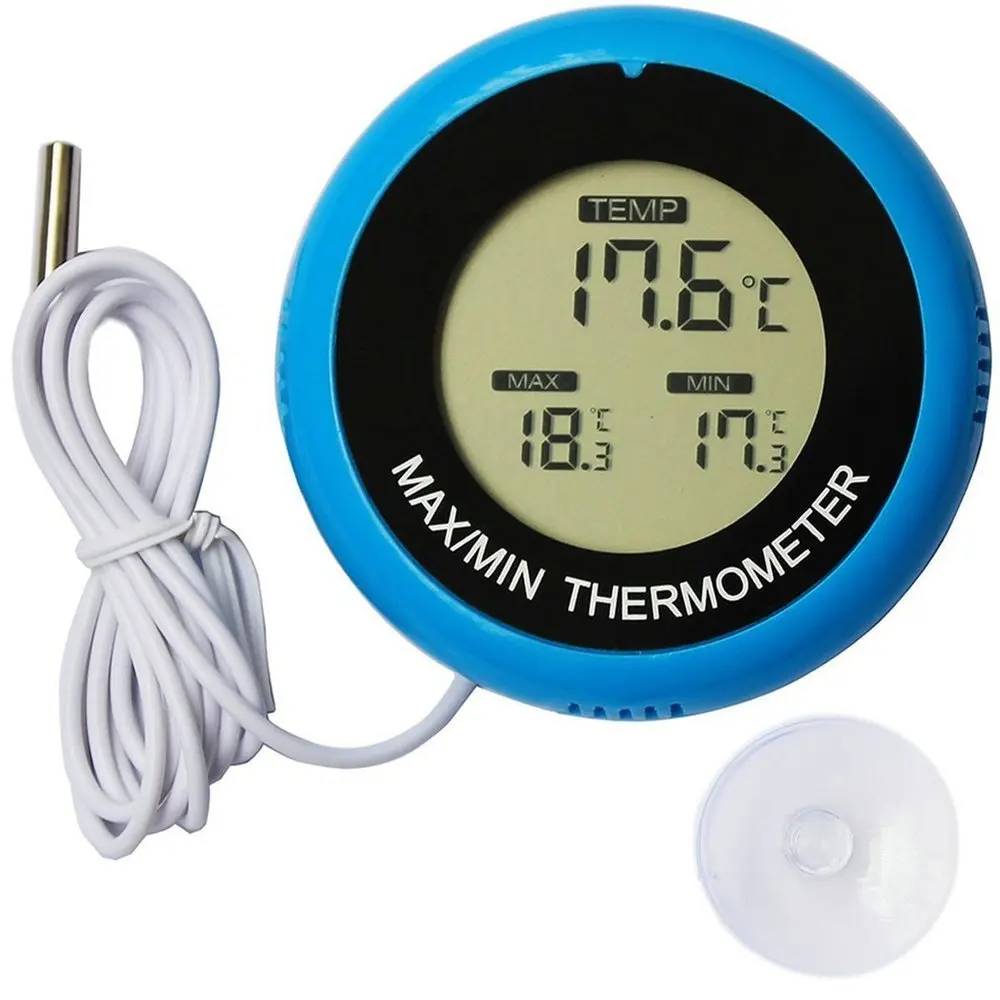 2 in 1 LCD Display Digital Aquarium Thermometer with Suction Cup for Fish Tank Insect Reptile Terrarium Water Temperature Meter
2 in 1 LCD Display Digital Aquarium Thermometer with Suction Cup for Fish Tank Insect Reptile Terrarium Water Temperature Meter