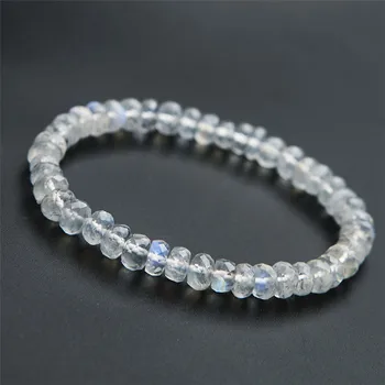 Genuine Blue Light Natural Moonstone Labradorite Bracelets 6mm Gemstone Crystal Faced Abacus Bead Woman Lady Bracelet AAAAA
Genuine Blue Light Natural Moonstone Labradorite Bracelets 6mm Gemstone Crystal Faced Abacus Bead Woman Lady Bracelet AAAAA