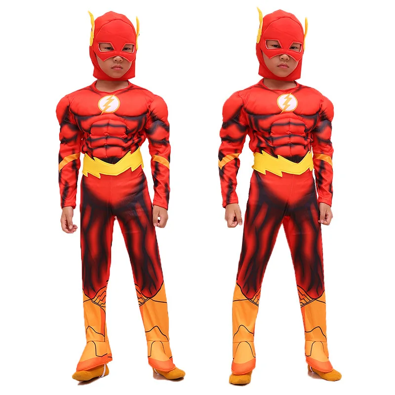Ainiel The Flash Superman Lightning Man Anime Cosplay Costume Red Jumpsuit Costumes Halloween Party For Kid Boy
Ainiel The Flash Superman Lightning Man Anime Cosplay Costume Red Jumpsuit Costumes Halloween Party For Kid Boy