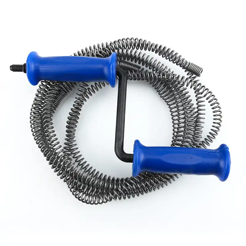 China Supplier Snake Compression Spring Extension Springs Pipe Rod Sink Drain Cleaner Tool 5 Meters Toilet Plungers