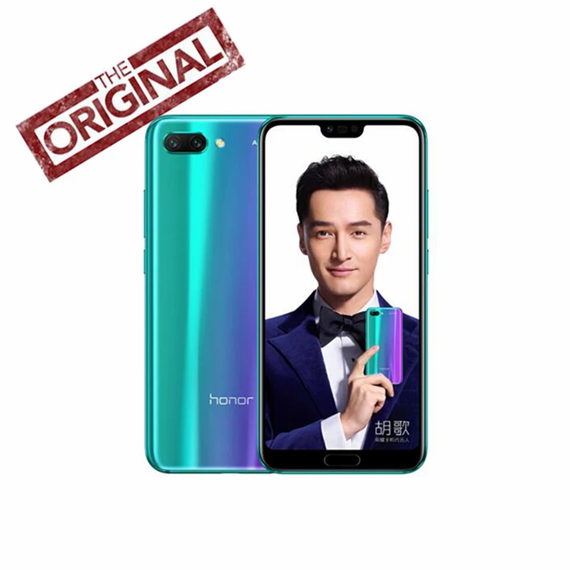 Глобальная версия Honor 10 4G 128G Android 8 0 24.0MP AI Камера 3D изогнутые Стекло Kirin 970 процессор