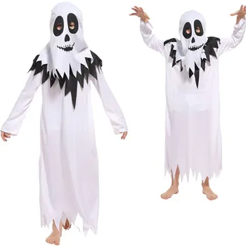 Halloween carnival cosplay horror white vampire devil ghost jumpsuit dress robes / hood full set of clothing kids/adult costumes
Halloween carnival cosplay horror white vampire devil ghost jumpsuit dress robes / hood full set of clothing kids/adult costumes