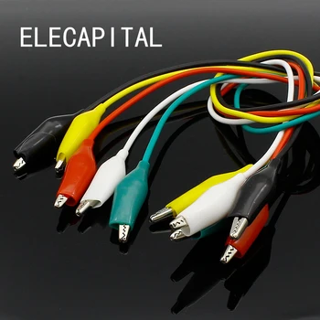 Brand New 10pcs Alligator Clips Electrical DIY Test Leads Alligator Double-ended Crocodile Clips Roach Clip Test Jumper Wire
Brand New 10pcs Alligator Clips Electrical DIY Test Leads Alligator Double-ended Crocodile Clips Roach Clip Test Jumper Wire