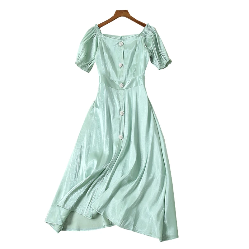 korean style women summer beach dress solid color white / mint boho dresses pearl beaded buttons off shoulder dress ladies dress
korean style women summer beach dress solid color white / mint boho dresses pearl beaded buttons off shoulder dress ladies dress