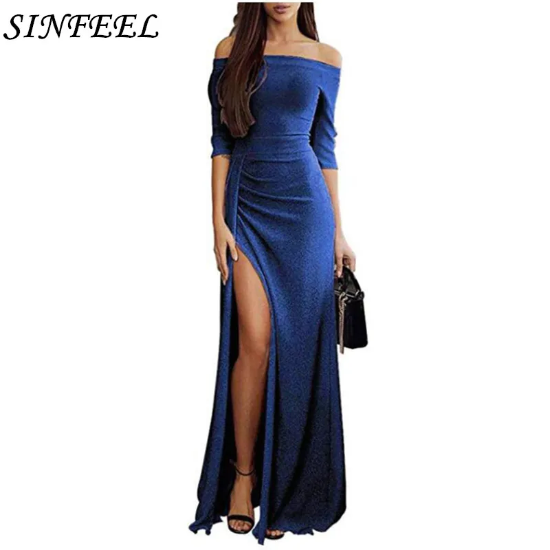 Women Dress Vestidos Sexy Off Shoulder Red Black Split Nightclub Elegant Dress Celebrity Evening Party Long Maxi Dress Plus Size
Women Dress Vestidos Sexy Off Shoulder Red Black Split Nightclub Elegant Dress Celebrity Evening Party Long Maxi Dress Plus Size
