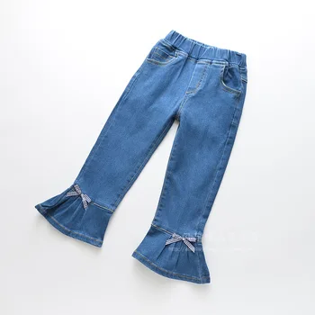 Girls Ruffle Pants 2019 Autumn Girls Fashion Bow Flare Jeans Girl Fall Pant Baby Girl Clothes Kids Clothing 2-11Y
Girls Ruffle Pants 2019 Autumn Girls Fashion Bow Flare Jeans Girl Fall Pant Baby Girl Clothes Kids Clothing 2-11Y