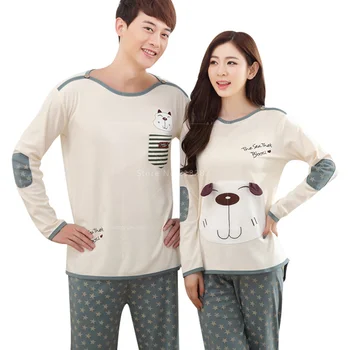 Autumn Long Sleeved Cartoon Dogs Cotton Couple Pajama Sets Women/Men Pyjamas Sleepwears Mujer Nightgown XXL Home Clothing
Autumn Long Sleeved Cartoon Dogs Cotton Couple Pajama Sets Women/Men Pyjamas Sleepwears Mujer Nightgown XXL Home Clothing
