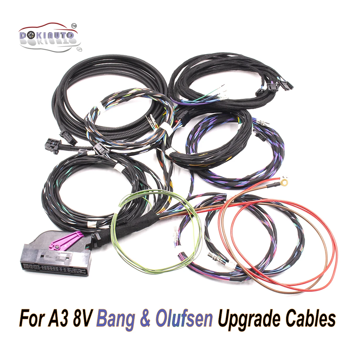 

Upgrade Adapter Cable Wiring Harness Cable USE FIT For Audi A3 8V Bang & Olufsen Audio Speakers Media B&O System