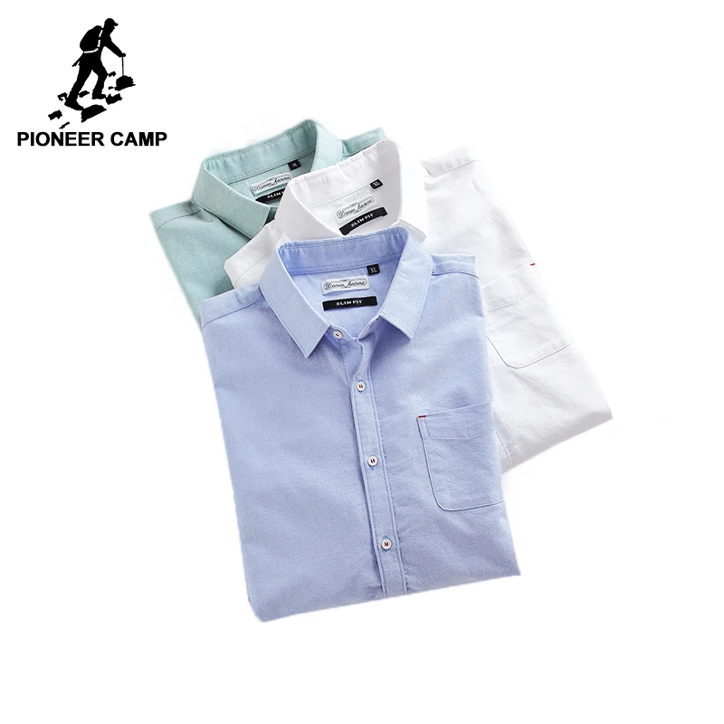 Pioneer Camp new autumn oxford casual shirt men brand clothing simple social shirt male top quality 100% cotton ACC705118
Pioneer Camp new autumn oxford casual shirt men brand clothing simple social shirt male top quality 100% cotton ACC705118