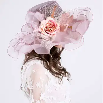 WZCX 2019 Fashion New Flower Mesh Ruffle Banquet Beach Hat Casual Tide Personality Women Summer Hat Adult Cap
WZCX 2019 Fashion New Flower Mesh Ruffle Banquet Beach Hat Casual Tide Personality Women Summer Hat Adult Cap