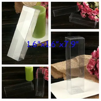 100PCS 4x4x20cm Clear Plastic Tuck Top PVC Boxes Party Favor Wedding Display Box Free Shipping
100PCS 4x4x20cm Clear Plastic Tuck Top PVC Boxes Party Favor Wedding Display Box Free Shipping