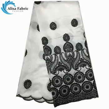 Alisa Indian George Lace Fabric in White+Black High Quality Embroidery African George Satin Lace Fabric with sequins For Women
Alisa Indian George Lace Fabric in White+Black High Quality Embroidery African George Satin Lace Fabric with sequins For Women