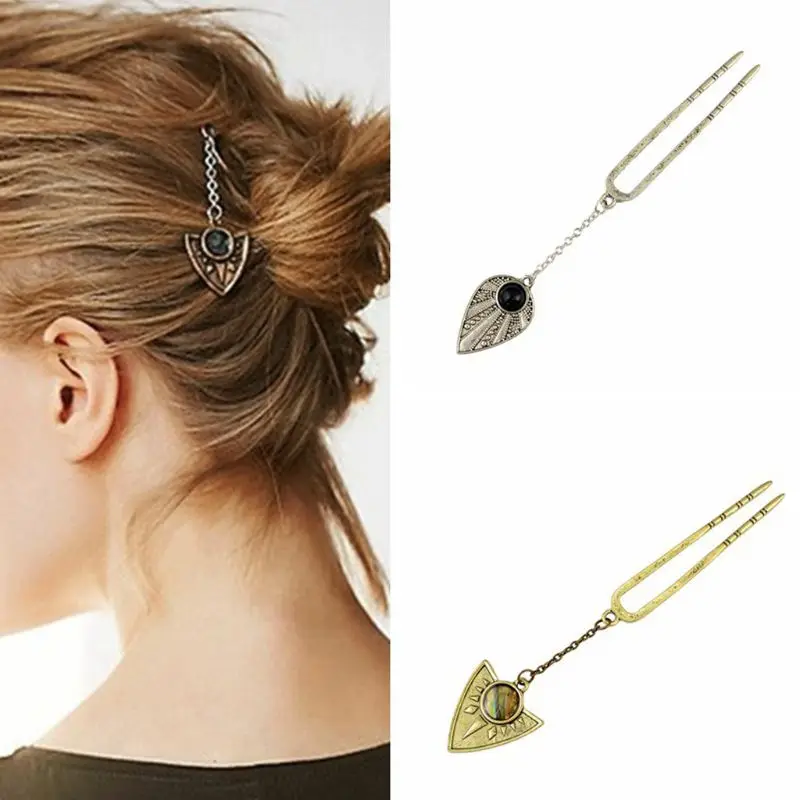 Bohemian Metal Alloy Ladies Hair Clip Ethnic Water Drop Rhinestone Pendant Charms Hairpin Chignon Stick Hairstyle Updo Hair Fork
Bohemian Metal Alloy Ladies Hair Clip Ethnic Water Drop Rhinestone Pendant Charms Hairpin Chignon Stick Hairstyle Updo Hair Fork