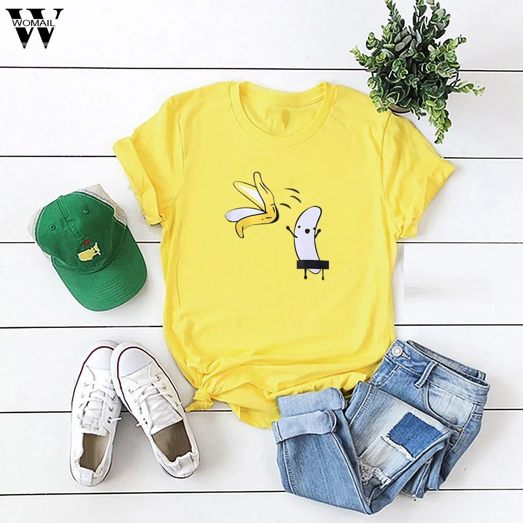Womail t-shirt Women Summer Cartoon Print Short Sleeve Shirt Casual T-Shirt O-Neck Loose daily NEW Fashion 2019 dropship M20
Womail t-shirt Women Summer Cartoon Print Short Sleeve Shirt Casual T-Shirt O-Neck Loose daily NEW Fashion 2019 dropship M20