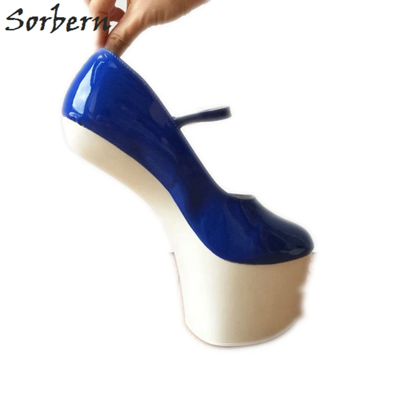 Sorbern Clear Pvc Transparent Sexy Slippers Women Clear Heels Platform Shoes Slides Women Open Toe Custom Colors Mules Stilettos