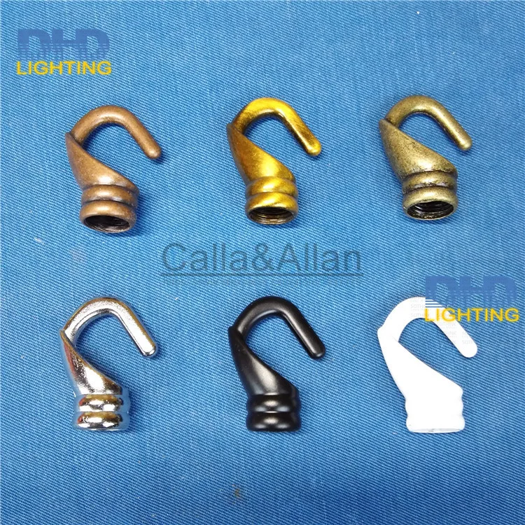 Free shipping Metal hooks for lighting colorful finished iron pothook for canopy vintage DIY pendant lamp accessories
Free shipping Metal hooks for lighting colorful finished iron pothook for canopy vintage DIY pendant lamp accessories
