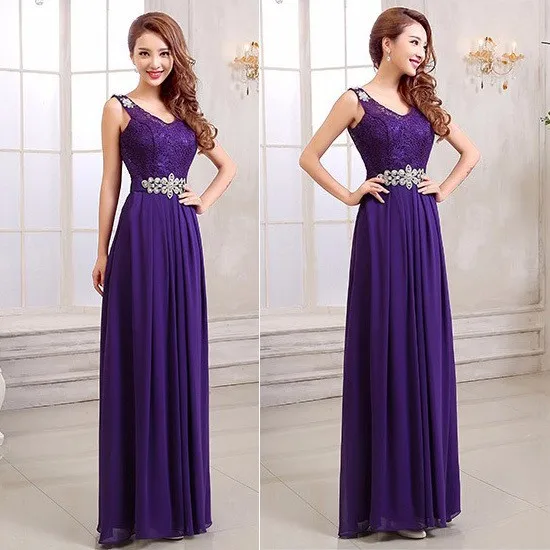 2017 New Arrival Shoulder Straps V-neck A-line Lace And Chiffon Sleeveless Mother of the Bride Dresses Purple Long Plus Size
2017 New Arrival Shoulder Straps V-neck A-line Lace And Chiffon Sleeveless Mother of the Bride Dresses Purple Long Plus Size