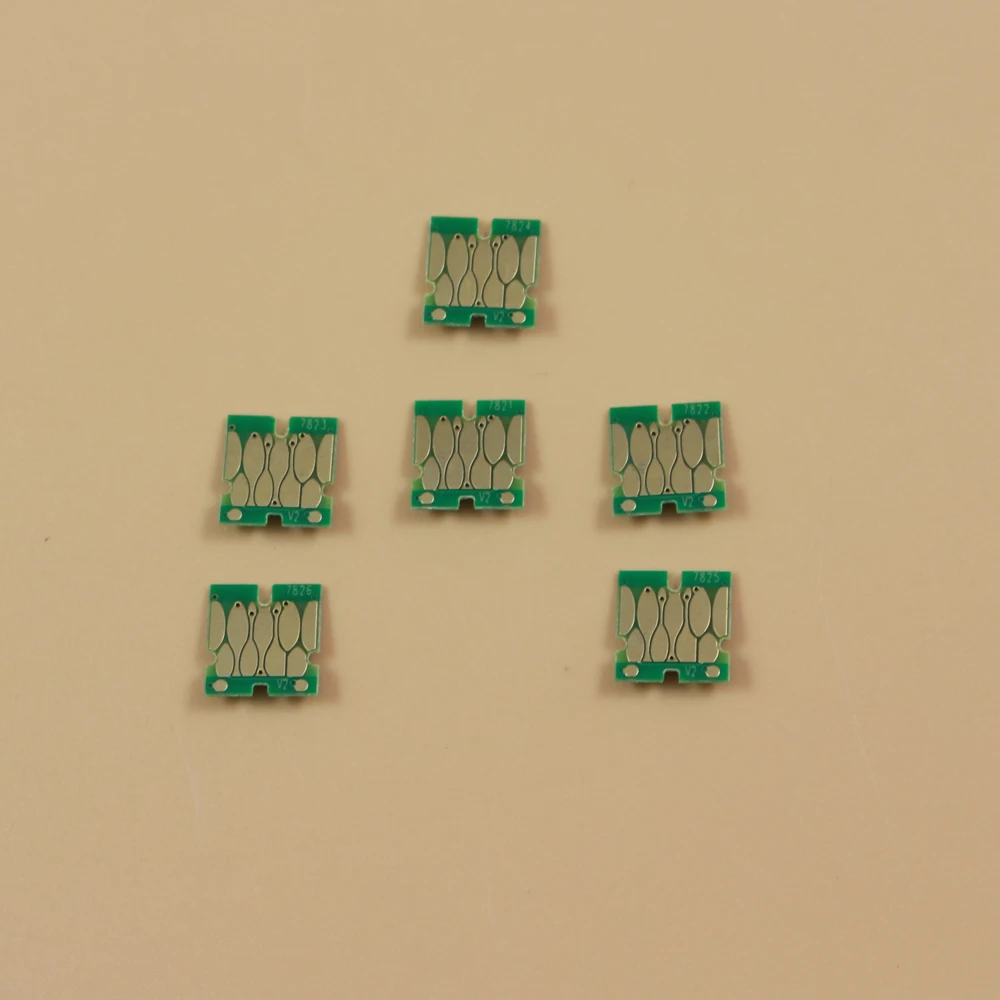 2 набора стабильных чипов для FUJI DX100 картридж один раз чип FUJIFILM DX-100 чернильный |
