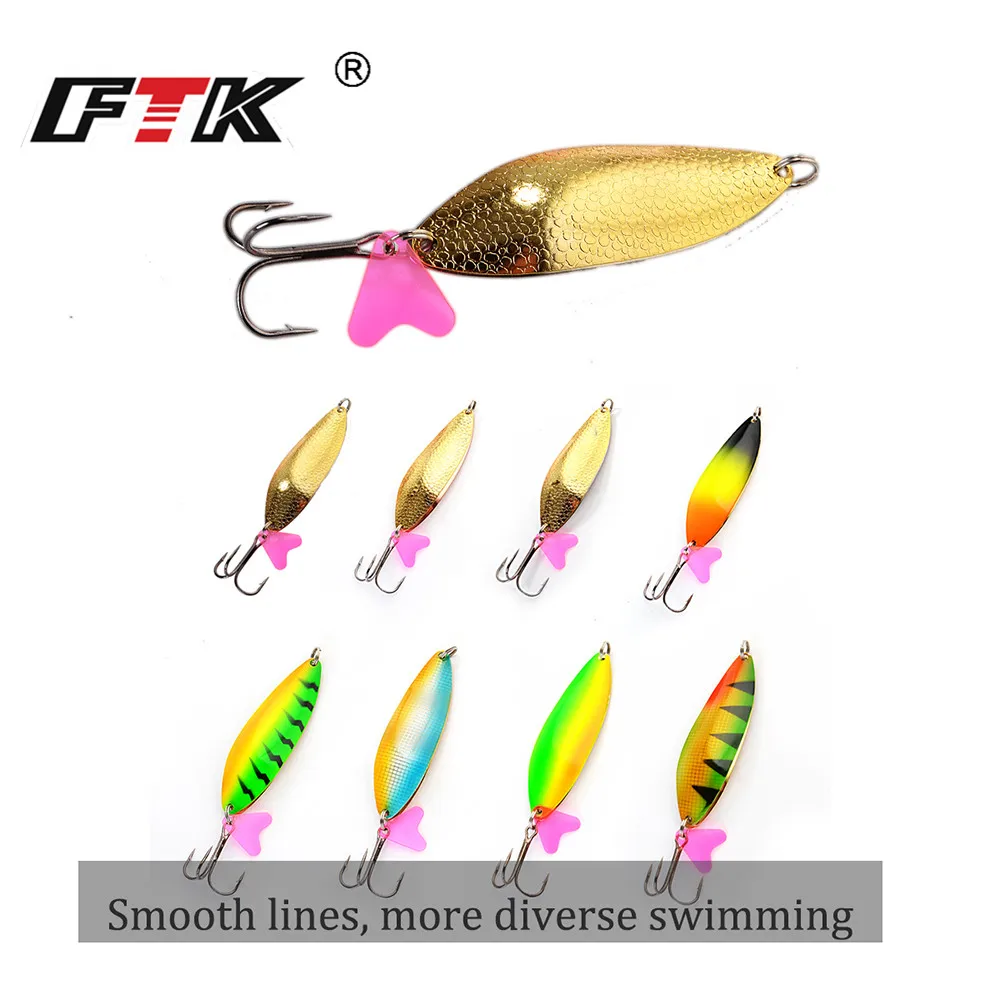 FTK new 1PC30g 32g 40g Spoon Fishing Lure With Mustad Hook Hard Fishing Spoon Lure Metal Jigging Lure Baits carp
FTK new 1PC30g 32g 40g Spoon Fishing Lure With Mustad Hook Hard Fishing Spoon Lure Metal Jigging Lure Baits carp